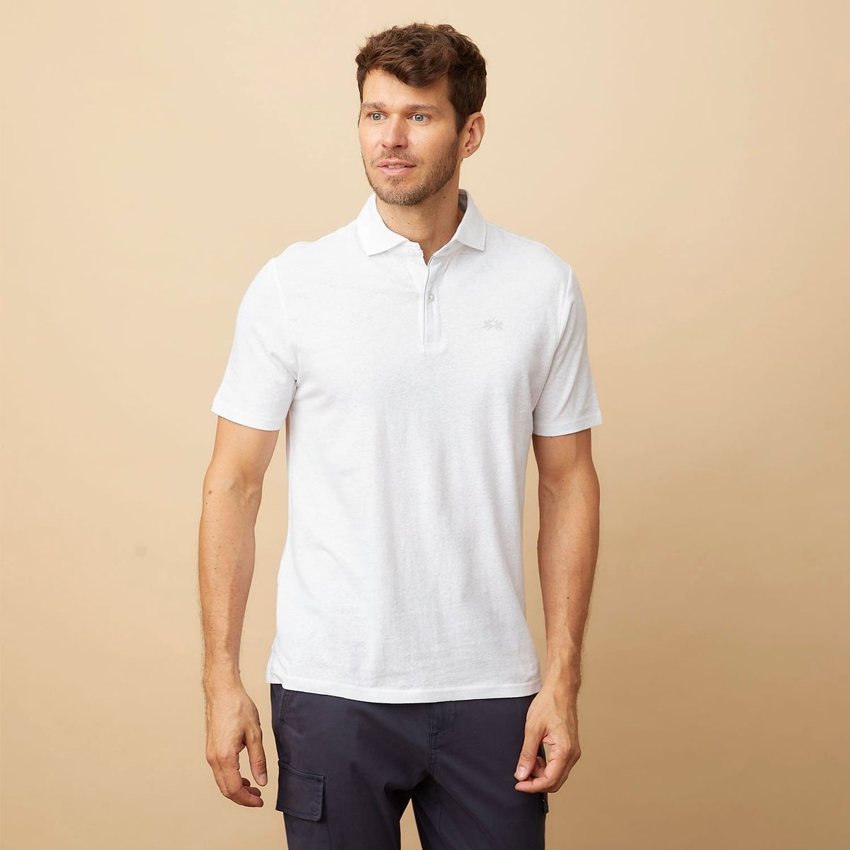 LA MARTINA - Polera Manga Corta Casual Hombre La Martina