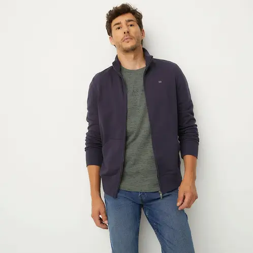 UNIVERSITY CLUB - Polerón Full Zipper Algodón Hombre