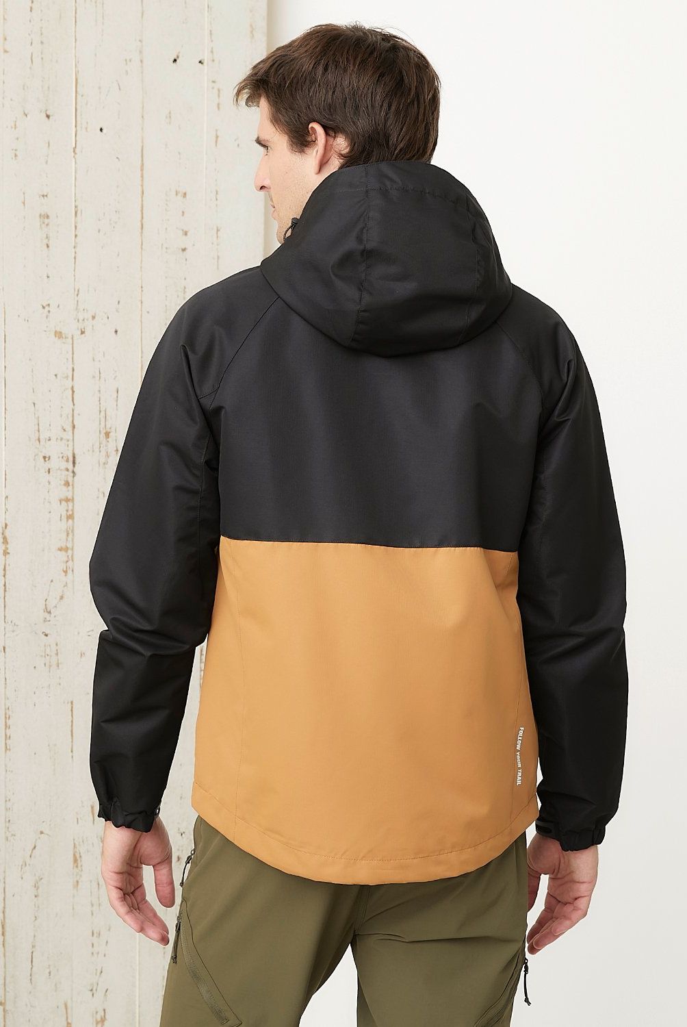 MOUNTAIN GEAR - Cortaviento Deportivo Mountain Gear Manga Larga Hombre Naranja