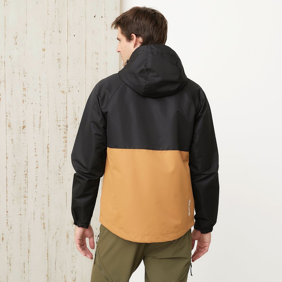 MOUNTAIN GEAR - Cortaviento Deportivo Mountain Gear Manga Larga Hombre Naranja