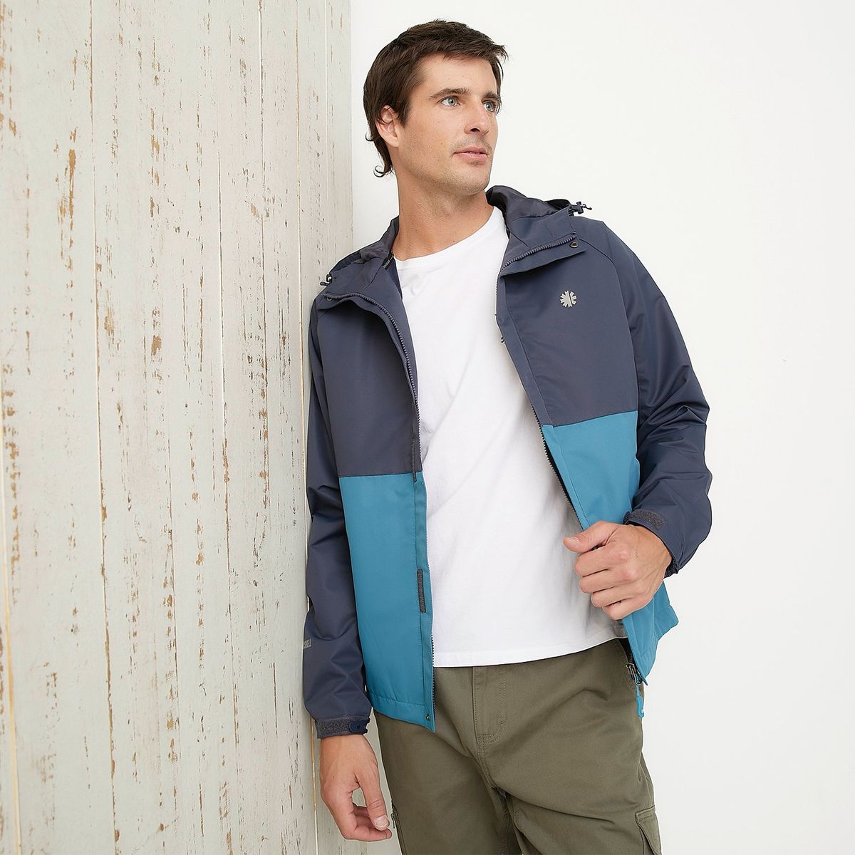 MOUNTAIN GEAR - Cortaviento Deportivo Mountain Gear Manga Larga Hombre Naranja