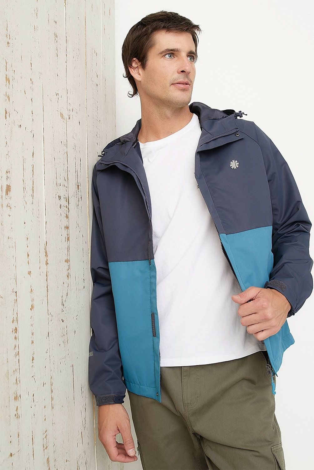 MOUNTAIN GEAR - Cortaviento Deportivo Mountain Gear Manga Larga Hombre Naranja