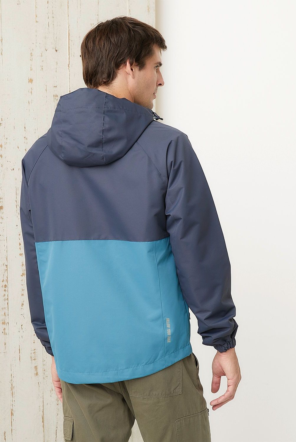 MOUNTAIN GEAR - Cortaviento Deportivo Mountain Gear Manga Larga Hombre Naranja