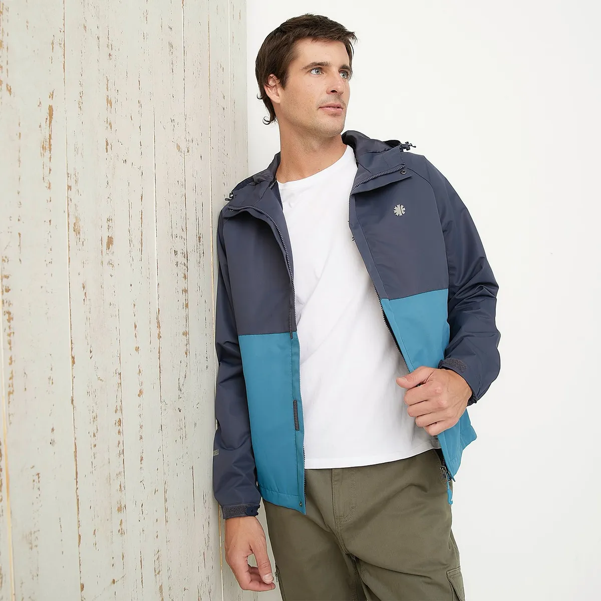 MOUNTAIN GEAR - Cortaviento Deportivo Mountain Gear Manga Larga Hombre Naranja