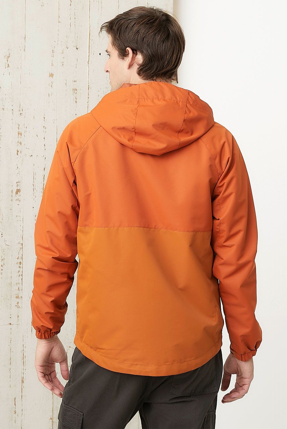 MOUNTAIN GEAR - Cortaviento Deportivo Mountain Gear Manga Larga Hombre Naranja