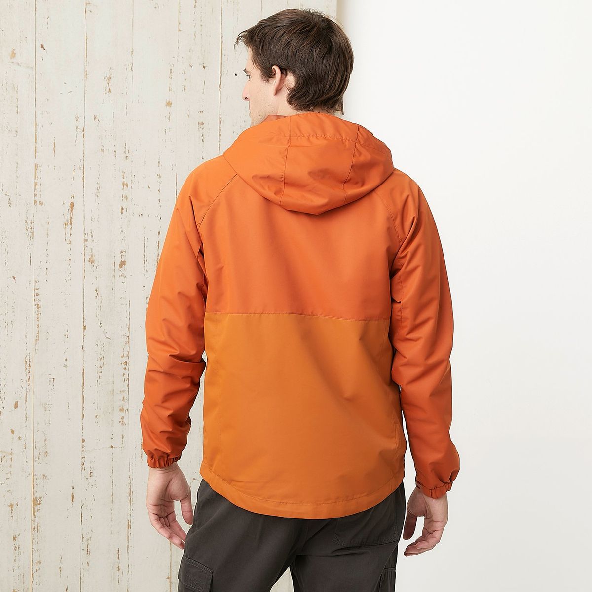 MOUNTAIN GEAR - Cortaviento Deportivo Mountain Gear Manga Larga Hombre Naranja