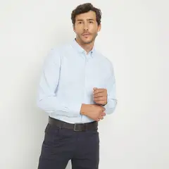 CHRISTIAN LACROIX - Camisa Manga Larga Oxford Algodón Hombre