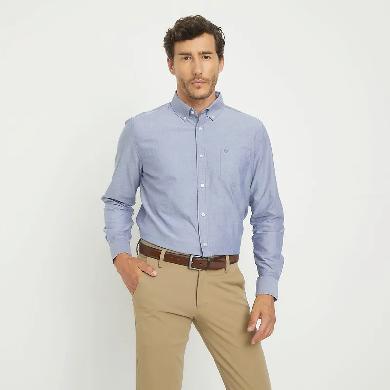 CHRISTIAN LACROIX - Camisa Manga Larga Oxford Algodón Hombre Christian Lacroix