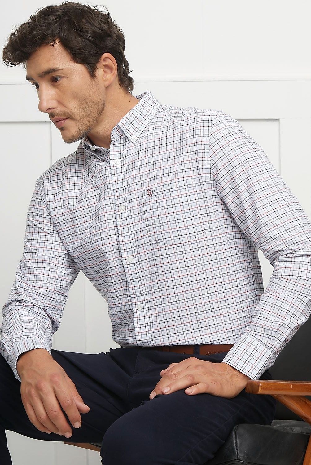 CHRISTIAN LACROIX - Camisa Manga Larga Oxford Algodón Hombre Christian Lacroix