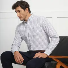 CHRISTIAN LACROIX - Camisa Manga Larga Oxford Algodón Hombre