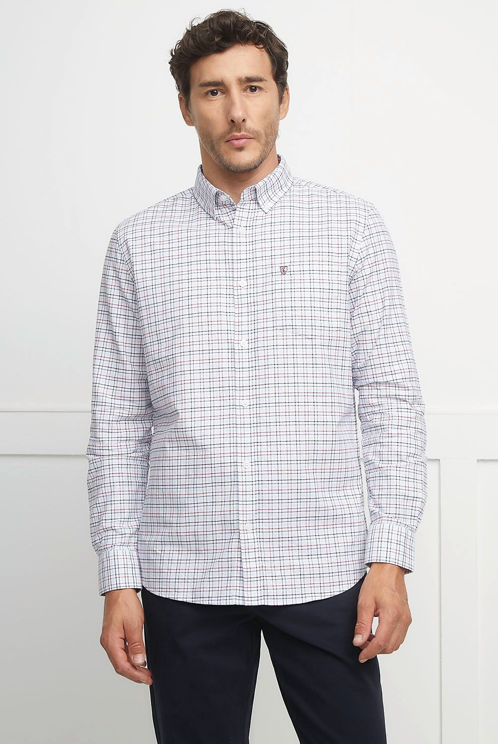 CHRISTIAN LACROIX - Camisa Manga Larga Oxford Algodón Hombre Christian Lacroix