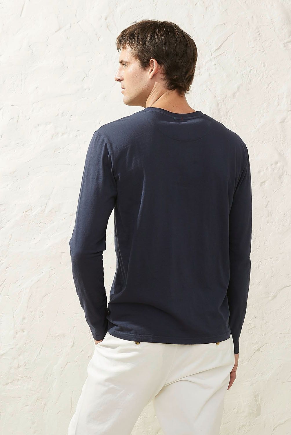 CASCAIS - Polera Manga Larga Algodón Casual Hombre Cascais