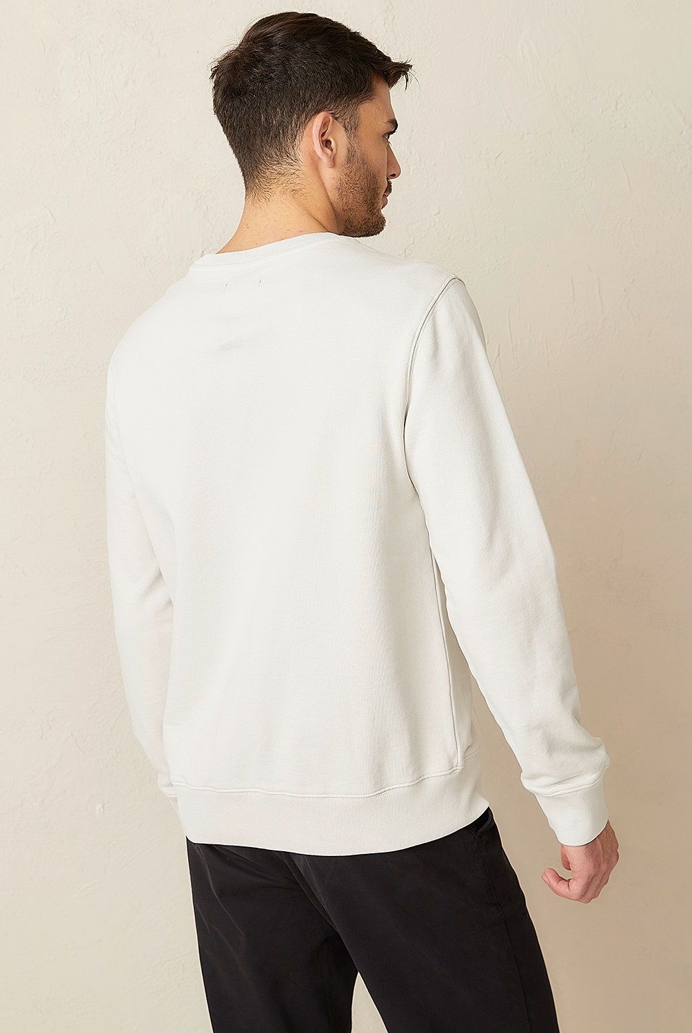 BASEMENT - Polerón Basement Hombre Manga Larga Algodón Casual
