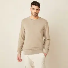 BASEMENT - Polerón Hombre Manga Larga Algodón Casual