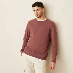BASEMENT - Polerón Hombre Manga Larga Algodón Casual