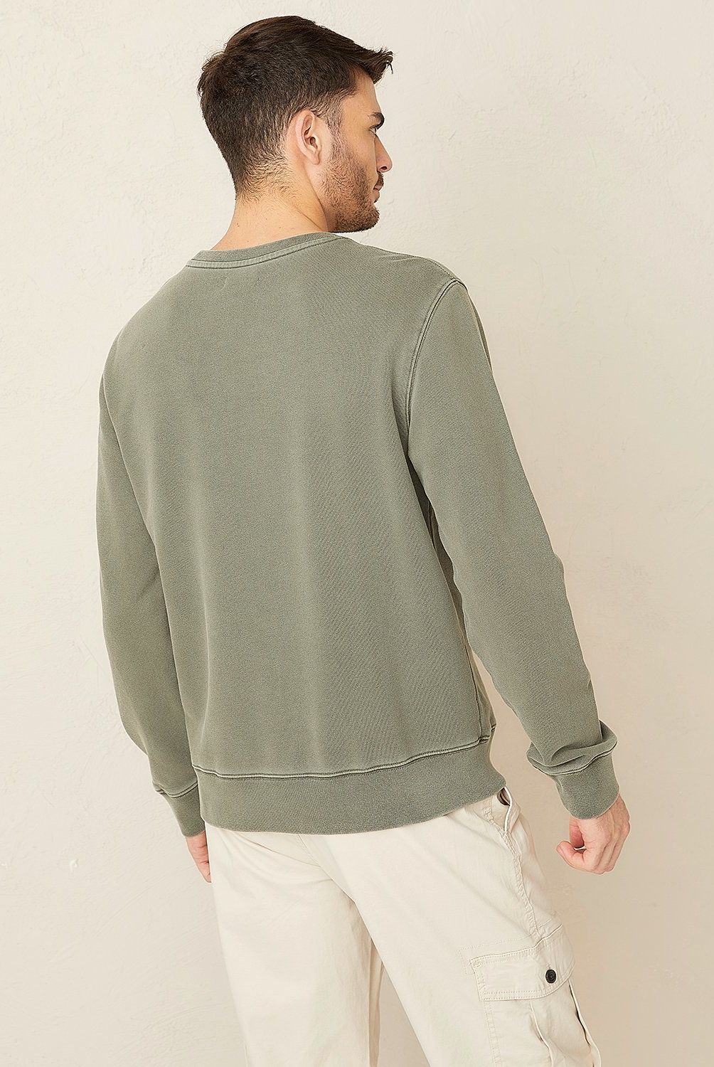 BASEMENT - Polerón Basement Hombre Manga Larga Algodón Casual