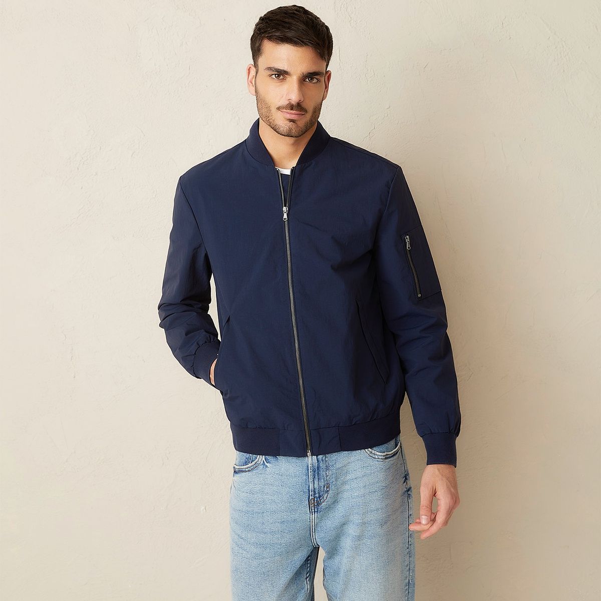 BASEMENT - Chaqueta Bomber Basement Casual Hombre