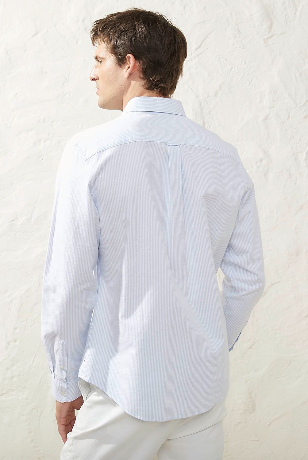 CASCAIS - Camisa Manga Larga Slim Fit Algodón Rayas Cascais Hombre
