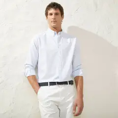 CASCAIS - Camisa Manga Larga Slim Fit Hombre