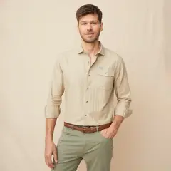 LA MARTINA - Camisa Manga Larga Regular Fit Algodón Hombre