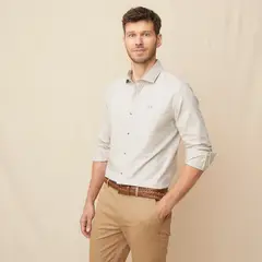 LA MARTINA - Camisa Manga Larga Slim Fit Algodón Hombre