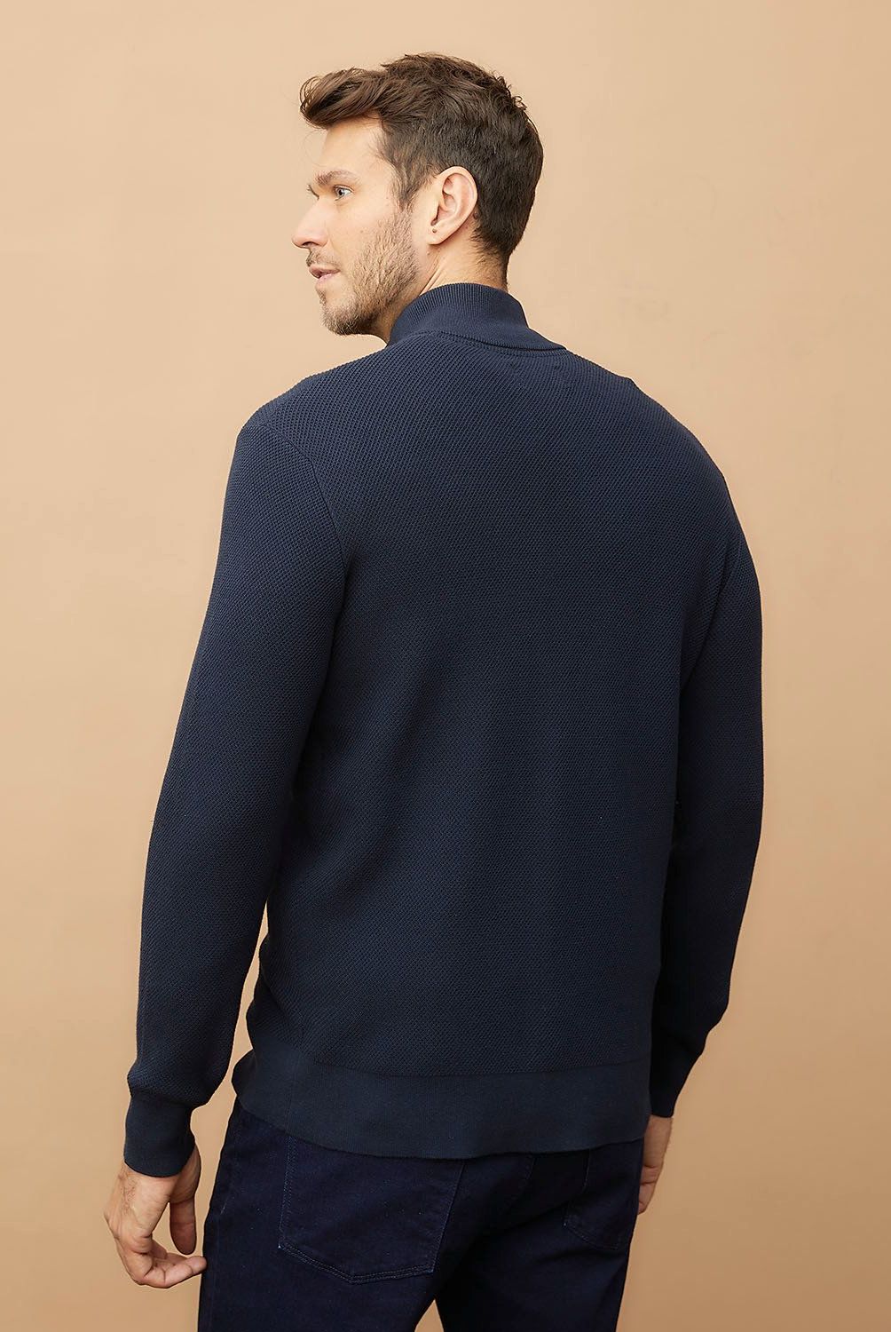 LA MARTINA - Sweater Mid Zipper Algodón Hombre La Martina