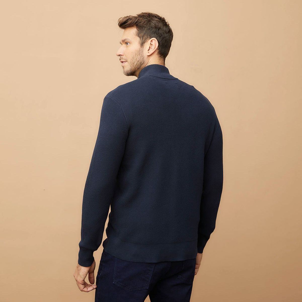 LA MARTINA - Sweater Mid Zipper Algodón Hombre La Martina