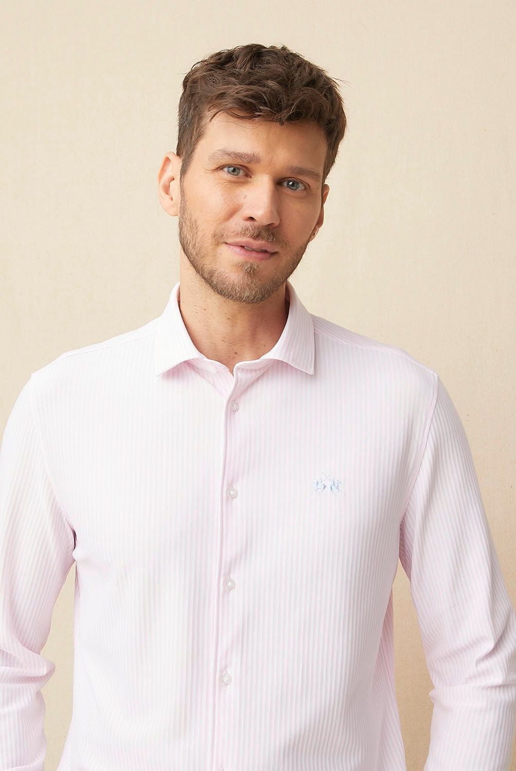 LA MARTINA - Camisa Manga Larga Slim Fit Hombre La Martina