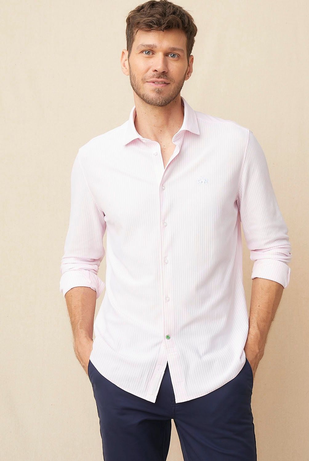LA MARTINA - Camisa Manga Larga Slim Fit Hombre La Martina