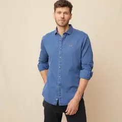LA MARTINA - Camisa Manga Larga Sport Denim Regular Fit Hombre
