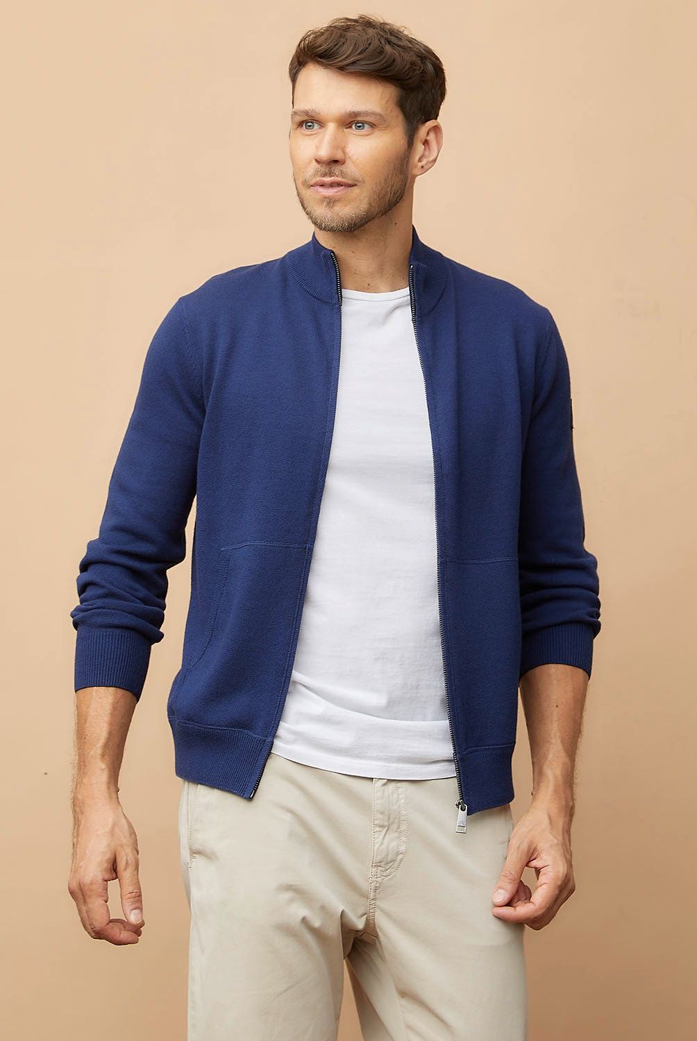 LA MARTINA - Sweater Full Zipper Algodón Hombre La Martina
