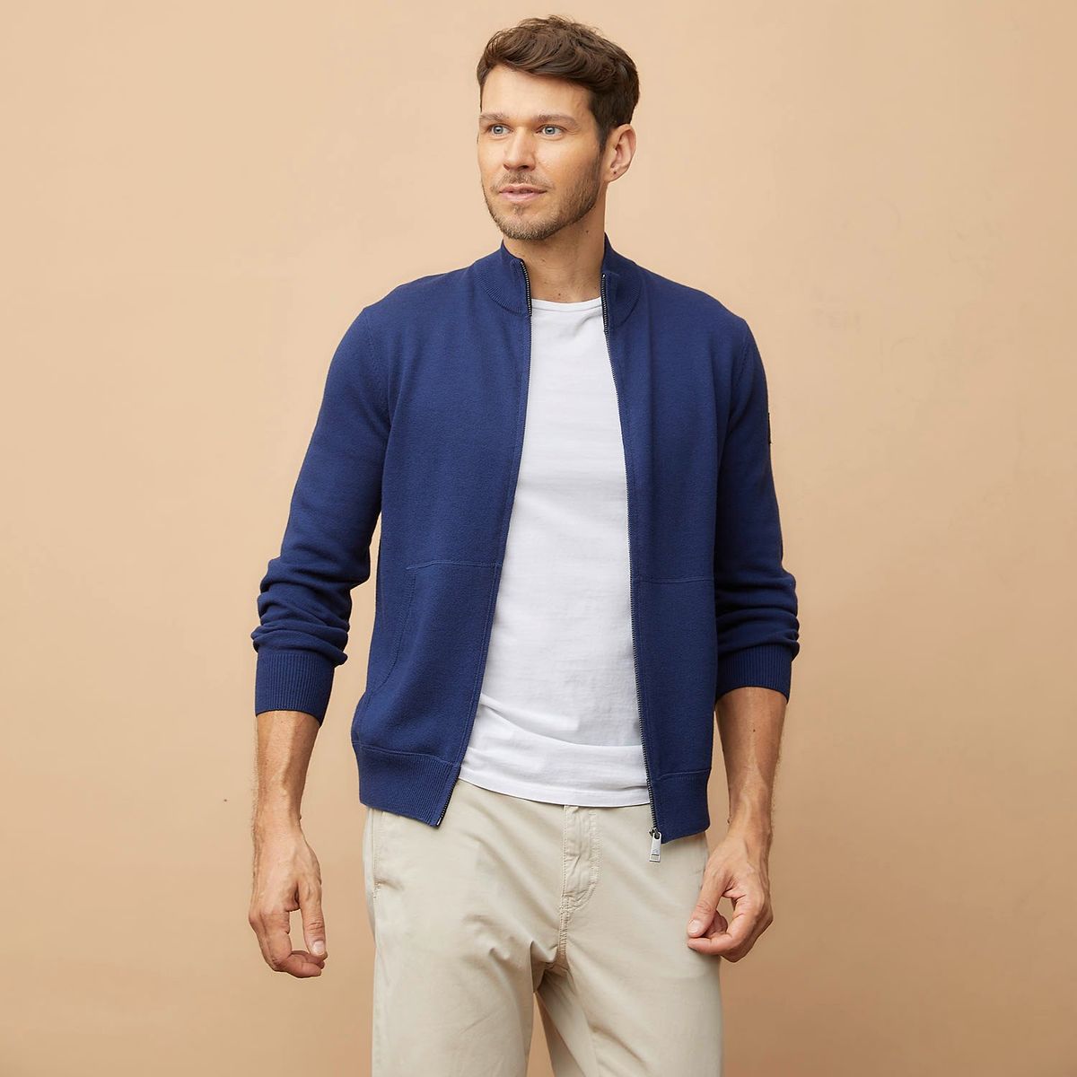 LA MARTINA - Sweater Full Zipper Algodón Hombre La Martina