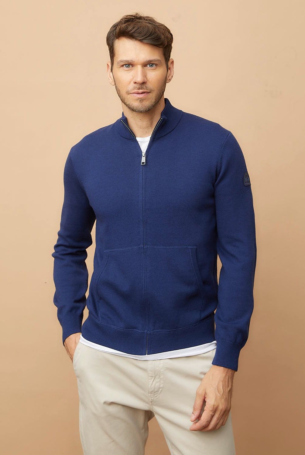 LA MARTINA - Sweater Full Zipper Algodón Hombre La Martina