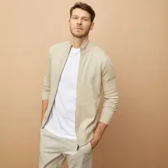 LA MARTINA - Sweater Full Zipper Algodón Hombre