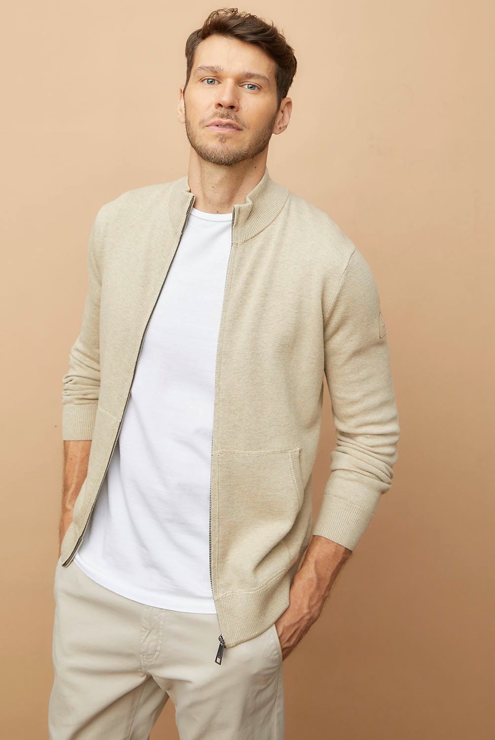 LA MARTINA - Sweater Full Zipper Algodón Hombre La Martina