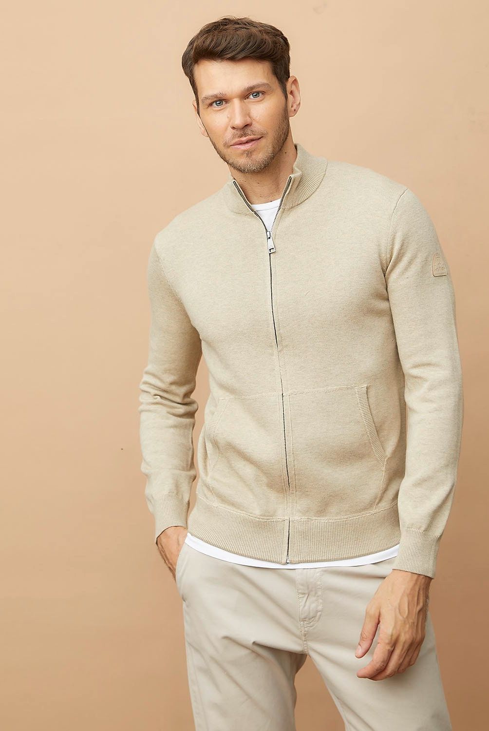 LA MARTINA - Sweater Full Zipper Algodón Hombre La Martina