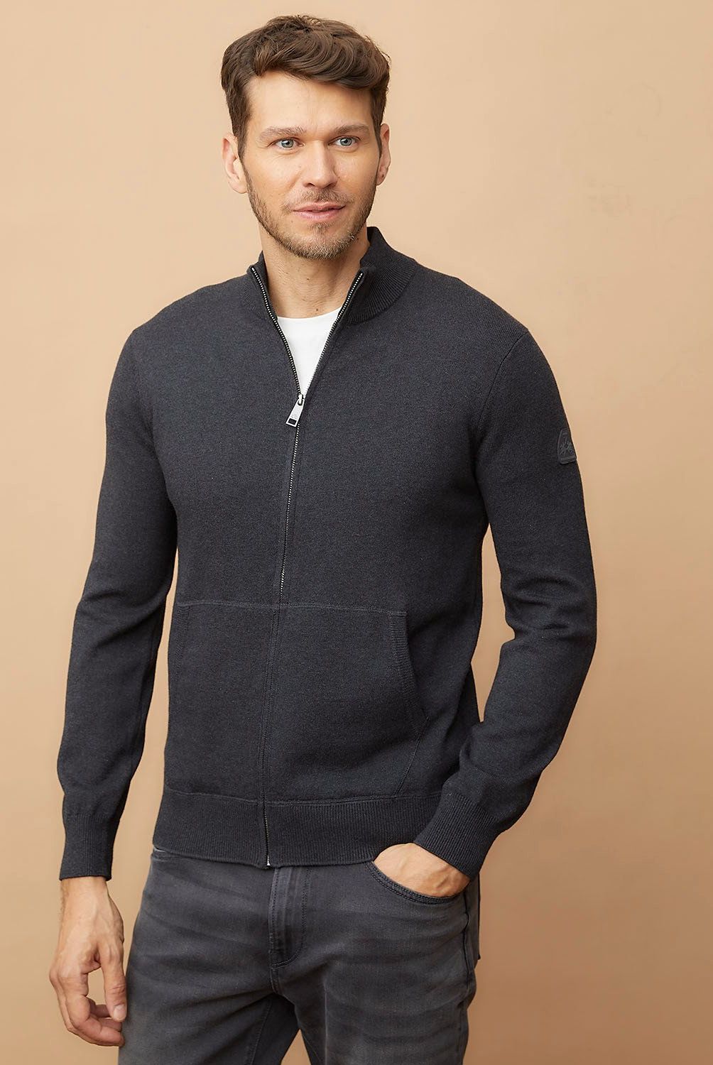 LA MARTINA - Sweater Full Zipper Algodón Hombre La Martina