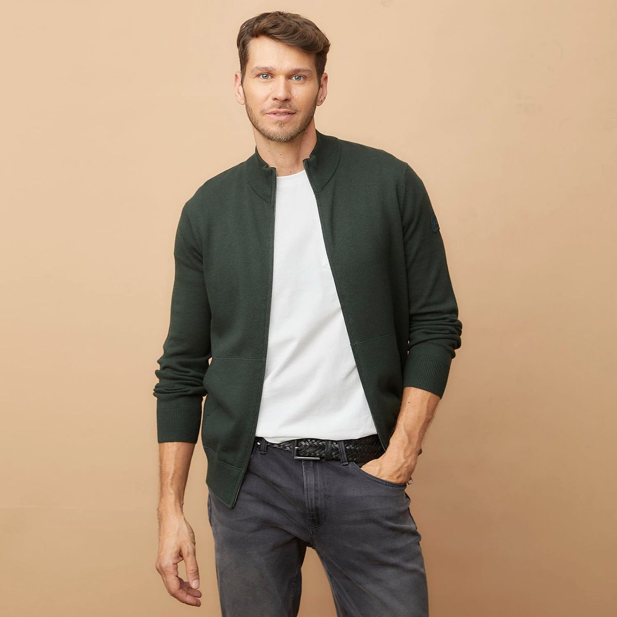 LA MARTINA - Sweater Full Zipper Algodón Hombre La Martina