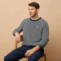 LA MARTINA - Sweater Tejido Algodón Hombre