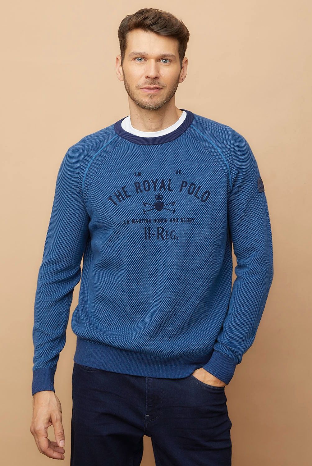 LA MARTINA - Sweater Tejido Algodón Hombre La Martina