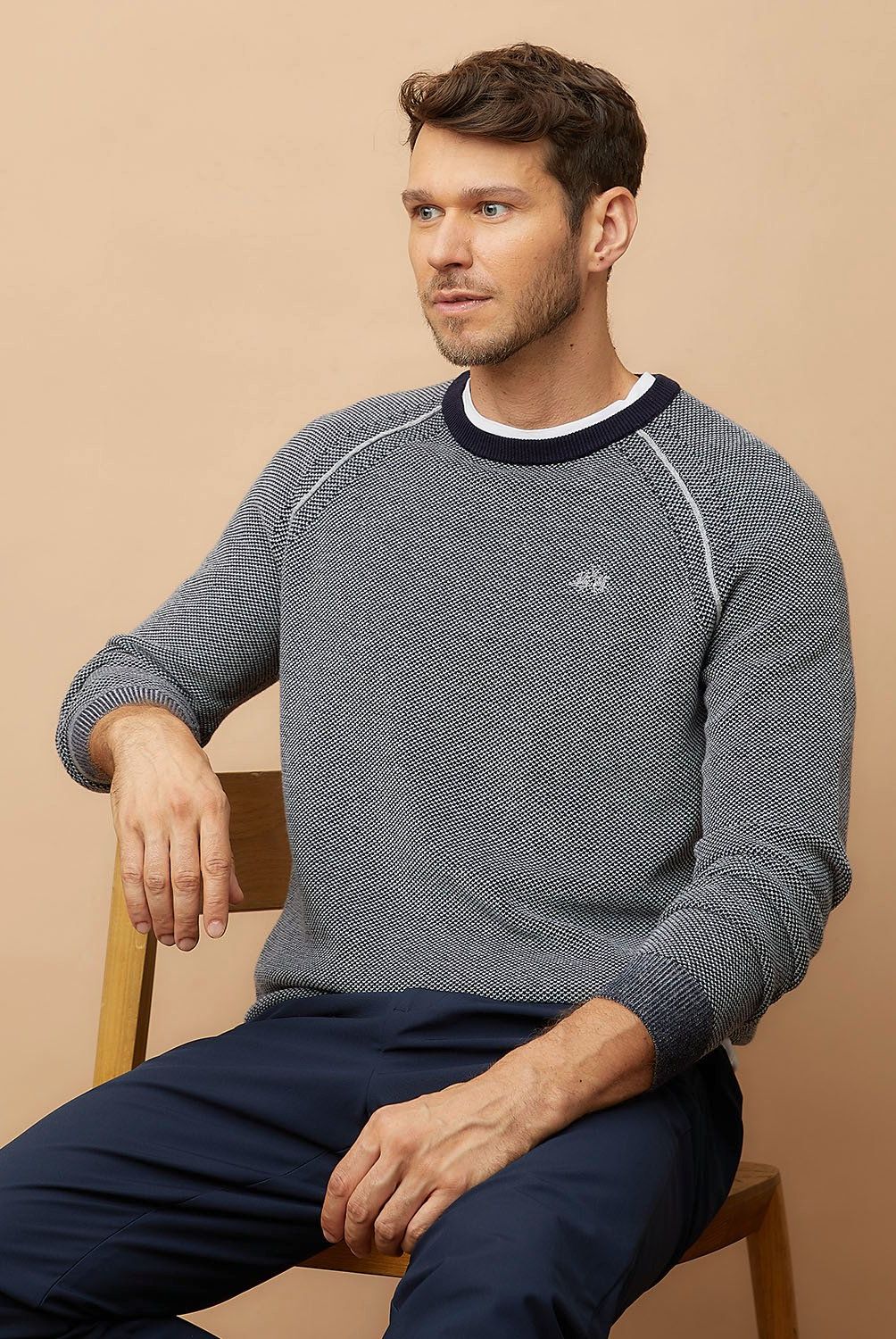 LA MARTINA - Sweater Tejido Algodón Hombre La Martina