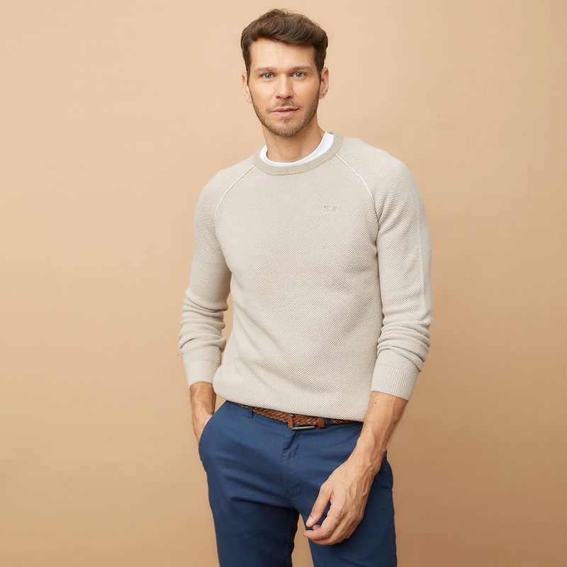 LA MARTINA - Sweater Tejido Algodón Hombre La Martina