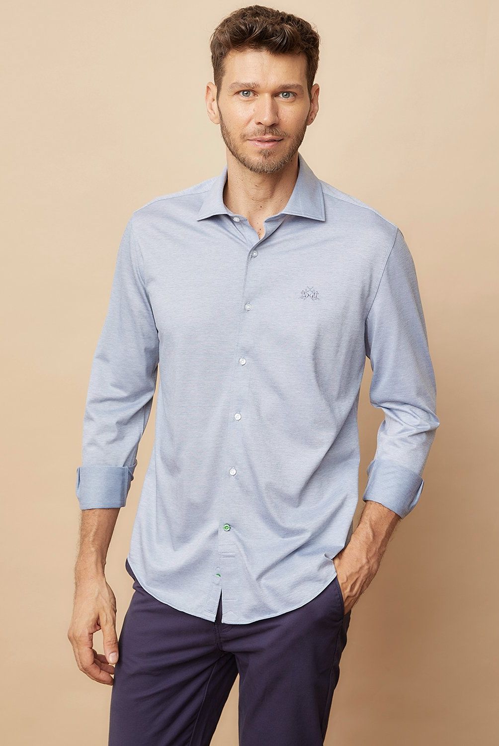 LA MARTINA - Camisa Manga Larga Casual Hombre La Martina