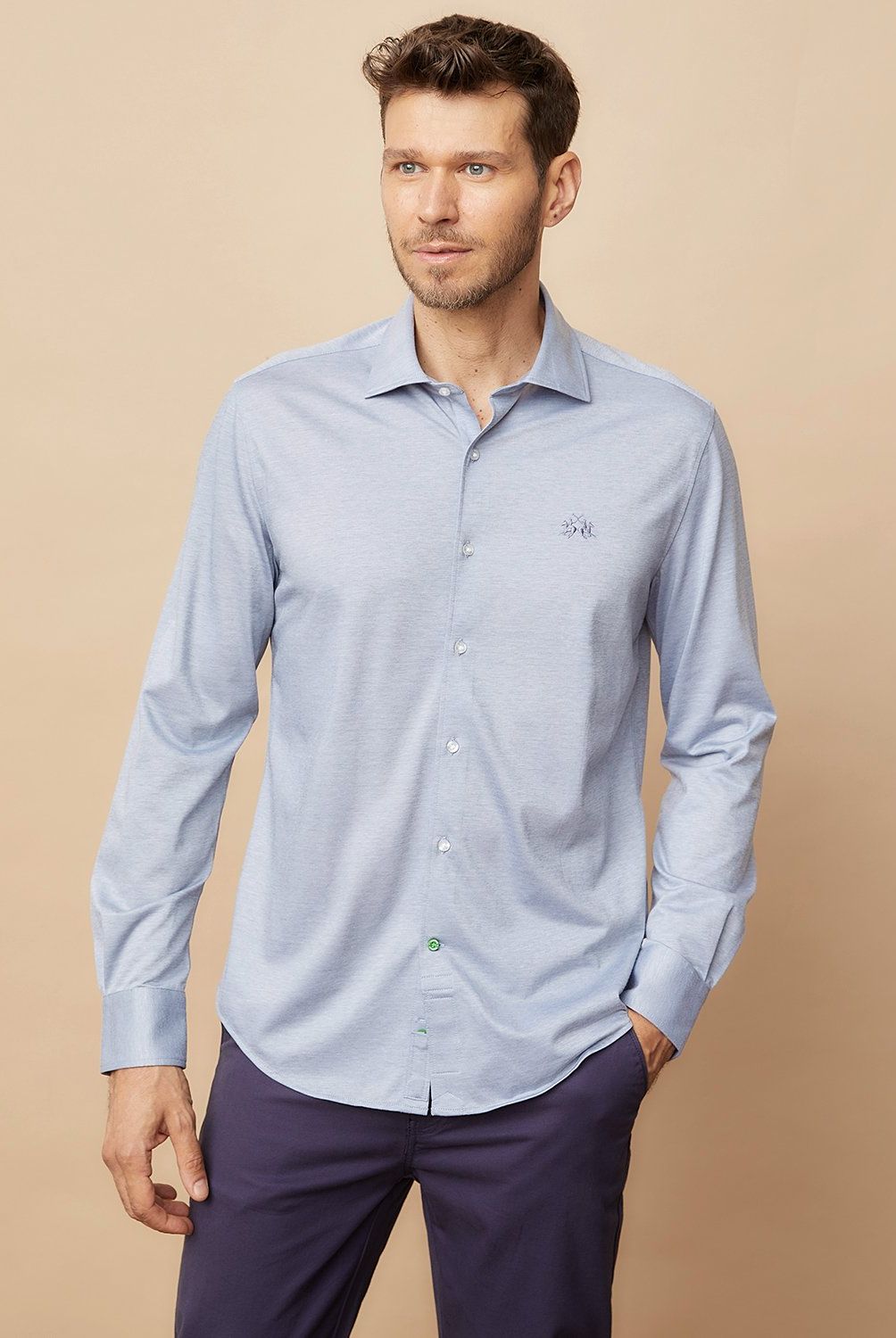 LA MARTINA - Camisa Manga Larga Casual Hombre La Martina