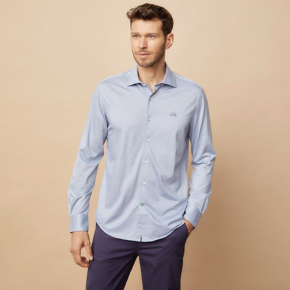 LA MARTINA - Camisa Manga Larga Casual Hombre La Martina