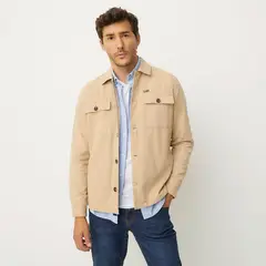 UNIVERSITY CLUB - Sobrecamisa Casual Hombre Algodón Manga Larga