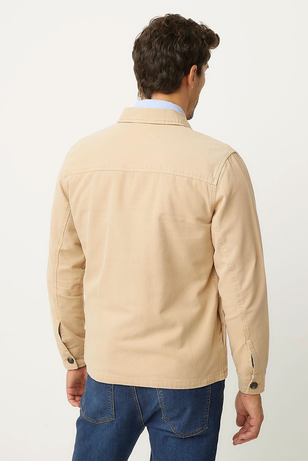 UNIVERSITY CLUB - Sobrecamisa Casual Hombre University Club Algodón Manga Larga