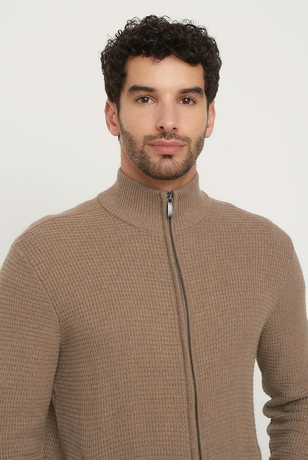 UNIVERSITY CLUB - Sweater Con Cierre Algodón Hombre University Club