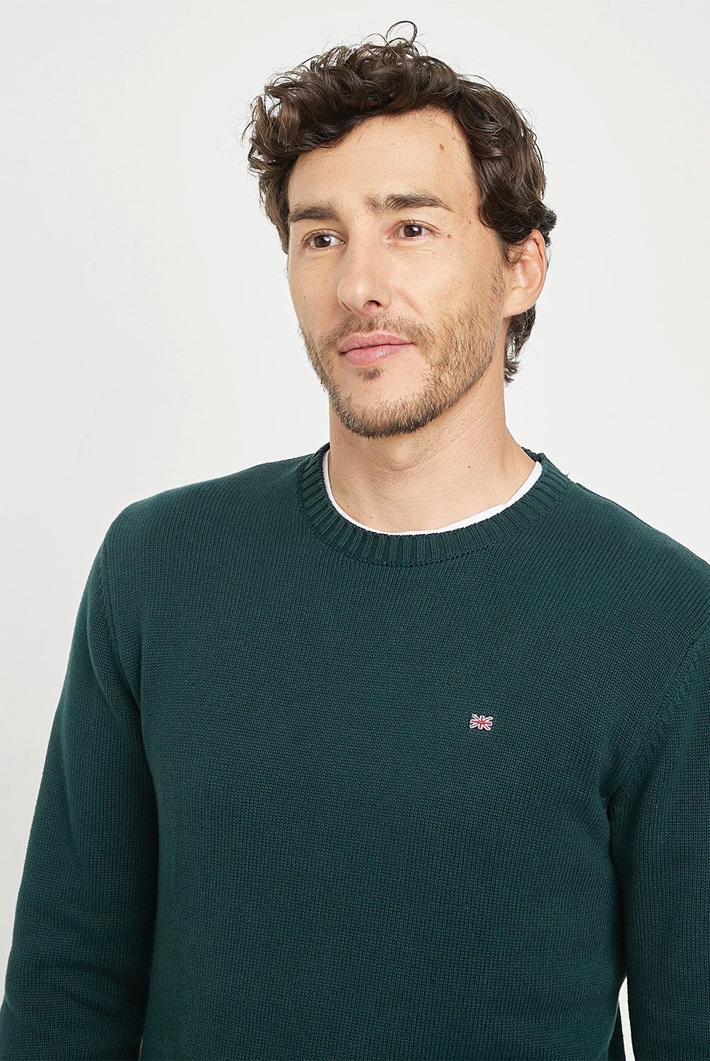 UNIVERSITY CLUB - Sweater De Algodón University Club Cuello Redondo Hombre
