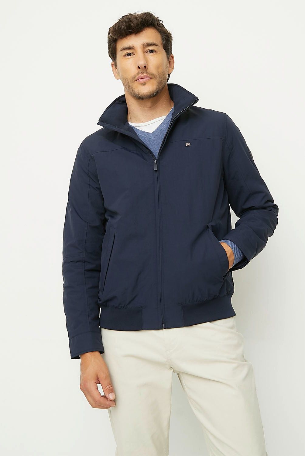 UNIVERSITY CLUB - Chaqueta Casual University Club Hombre Diseño Liso